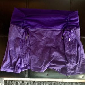 Purple lululemon skirt w/shorts/skort RARE